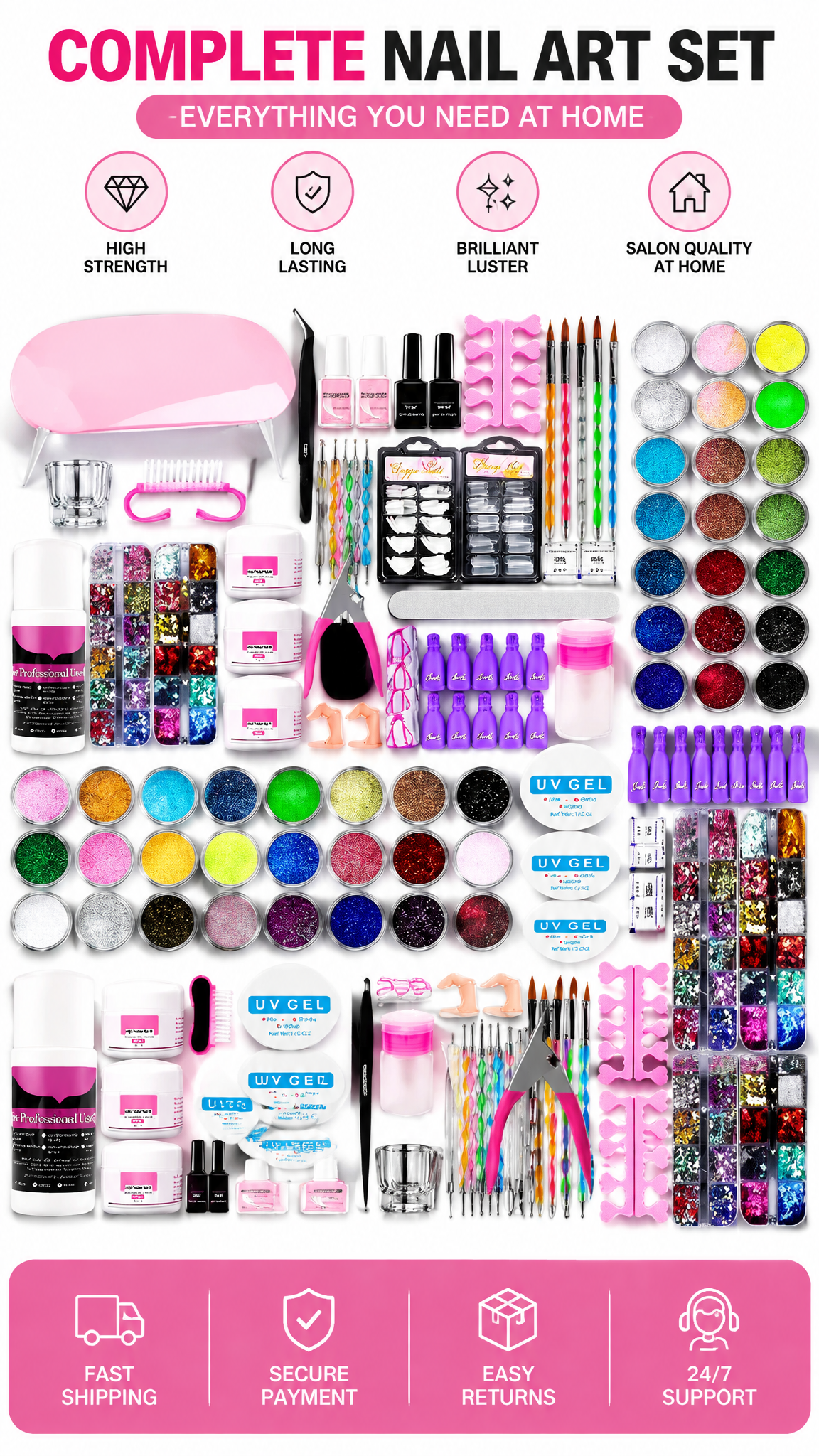 Nail art painting glue set