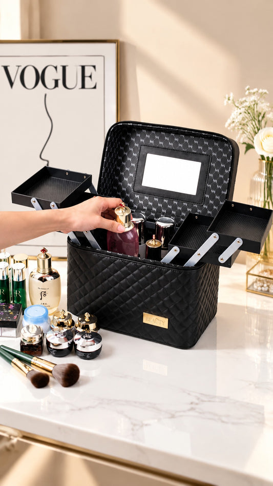 Multifunctional Expandable Makeup Organizer Box
